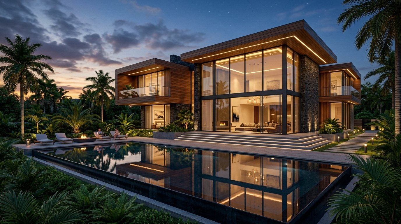 Modern luxury turnkey villa construction in Pune by Integra Homes